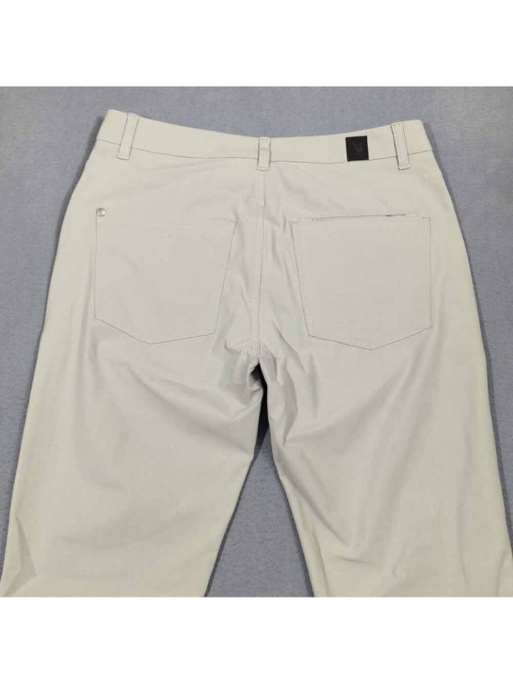 Vuori Meta Pants Men's 30 Gray 5 Pocket Chino Performance Stretch Casual - Picture 3 of 14